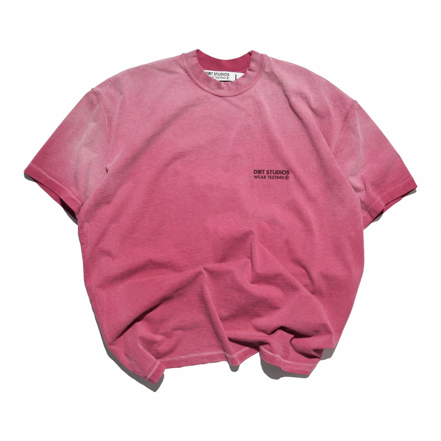 220 GSM Reverse Single Stitch T-Shirt - Faded Bordeaux