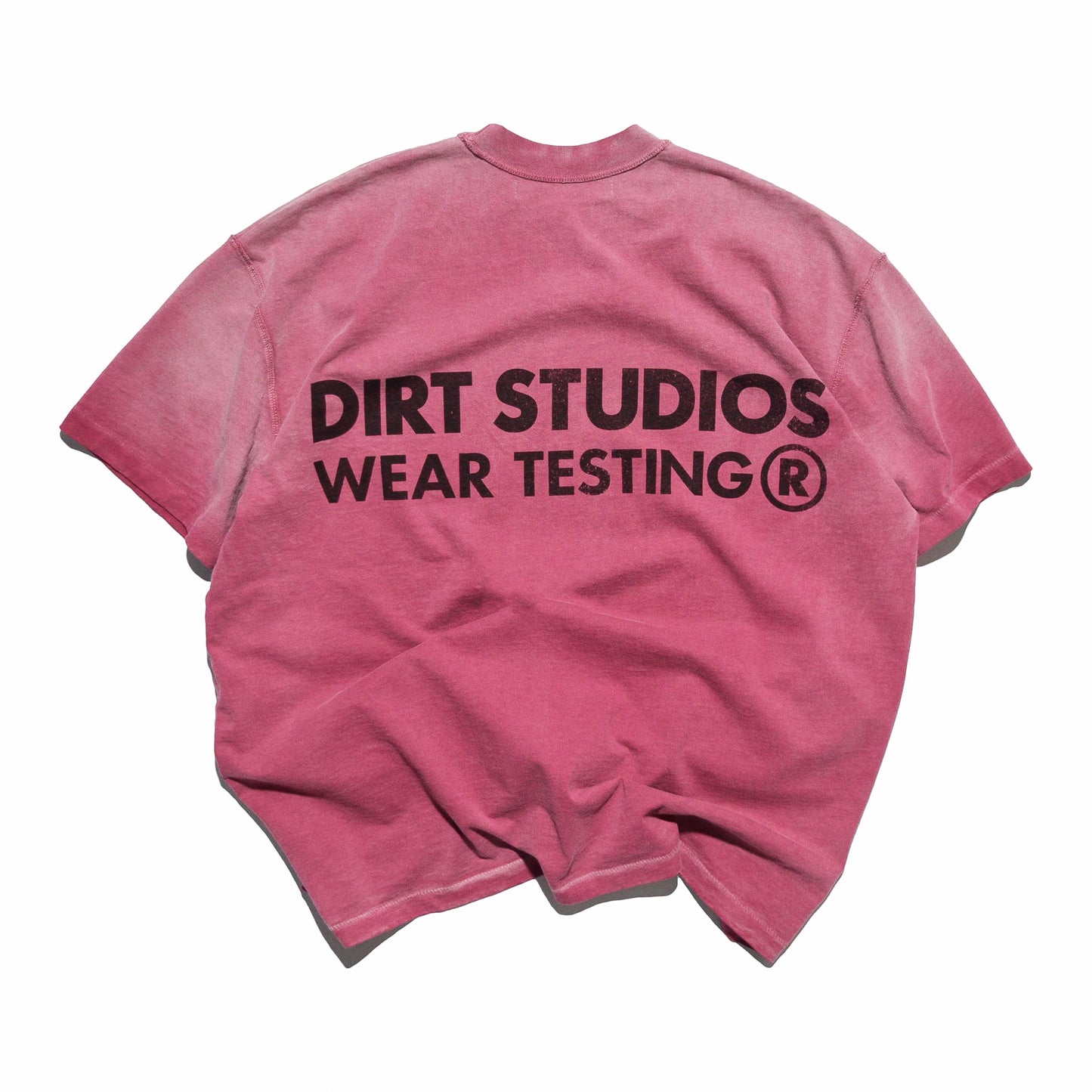 220 GSM Reverse Single Stitch T-Shirt - Faded Bordeaux