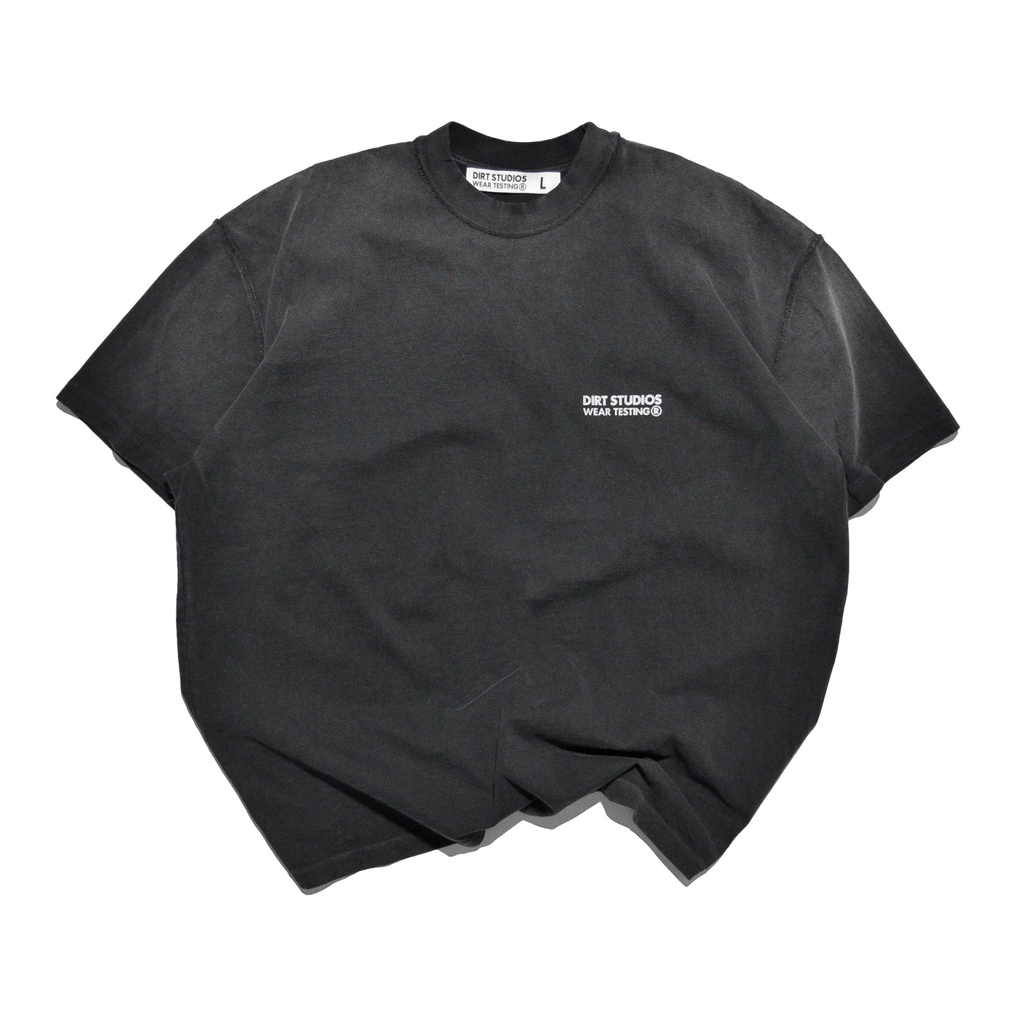 220 GSM Reverse Single Stitch T-Shirt - Faded Black