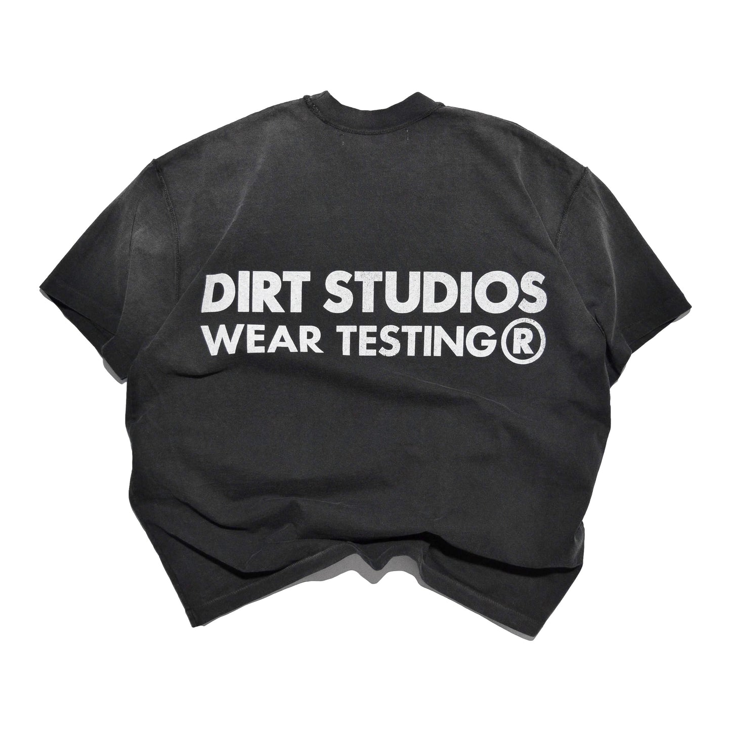 220 GSM Reverse Single Stitch T-Shirt - Faded Black