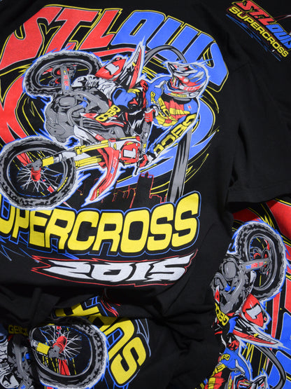 Dirt Studios® 2015 St. Louis Supercross T-Shirt - Off-Black