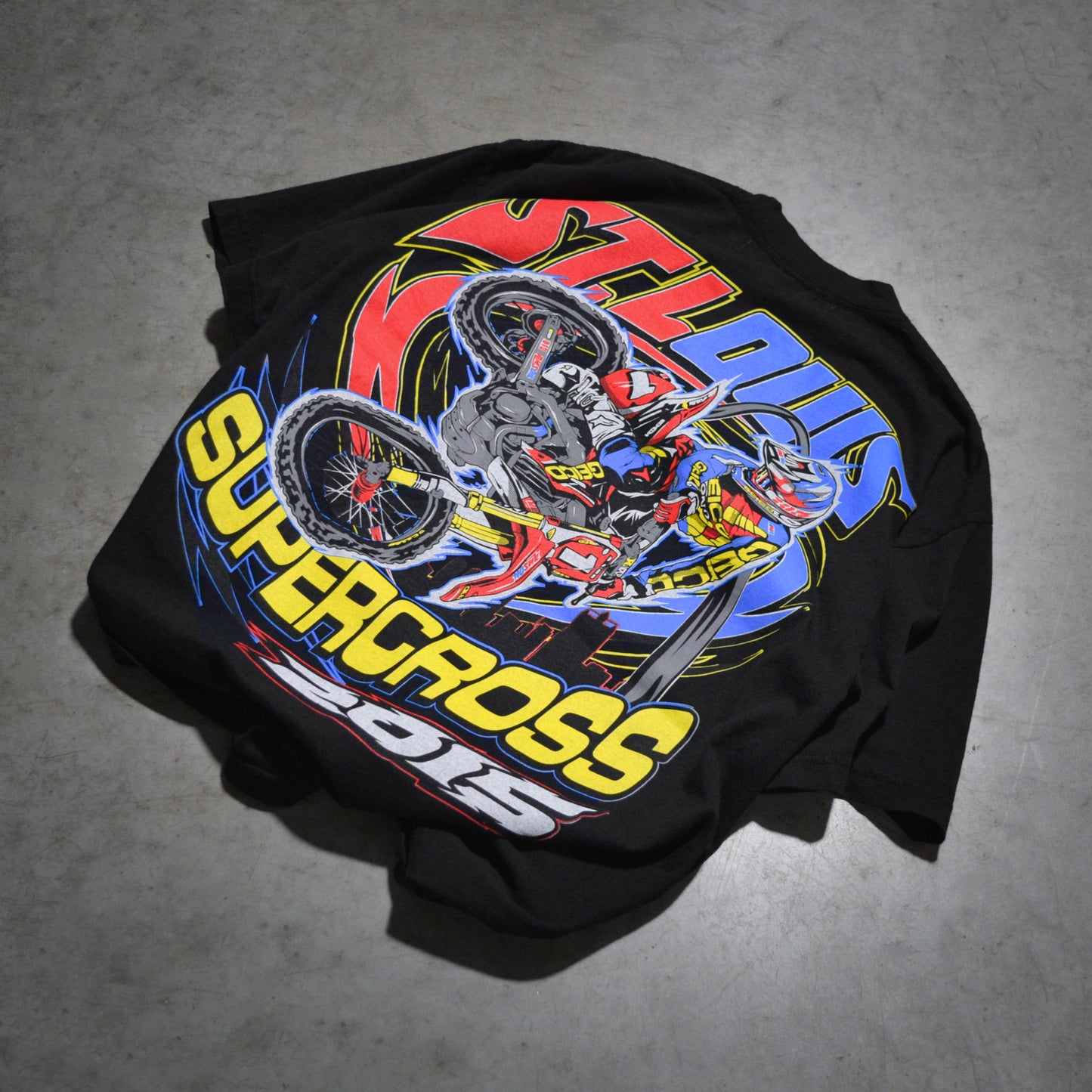 Dirt Studios® 2015 St. Louis Supercross T-Shirt - Off-Black