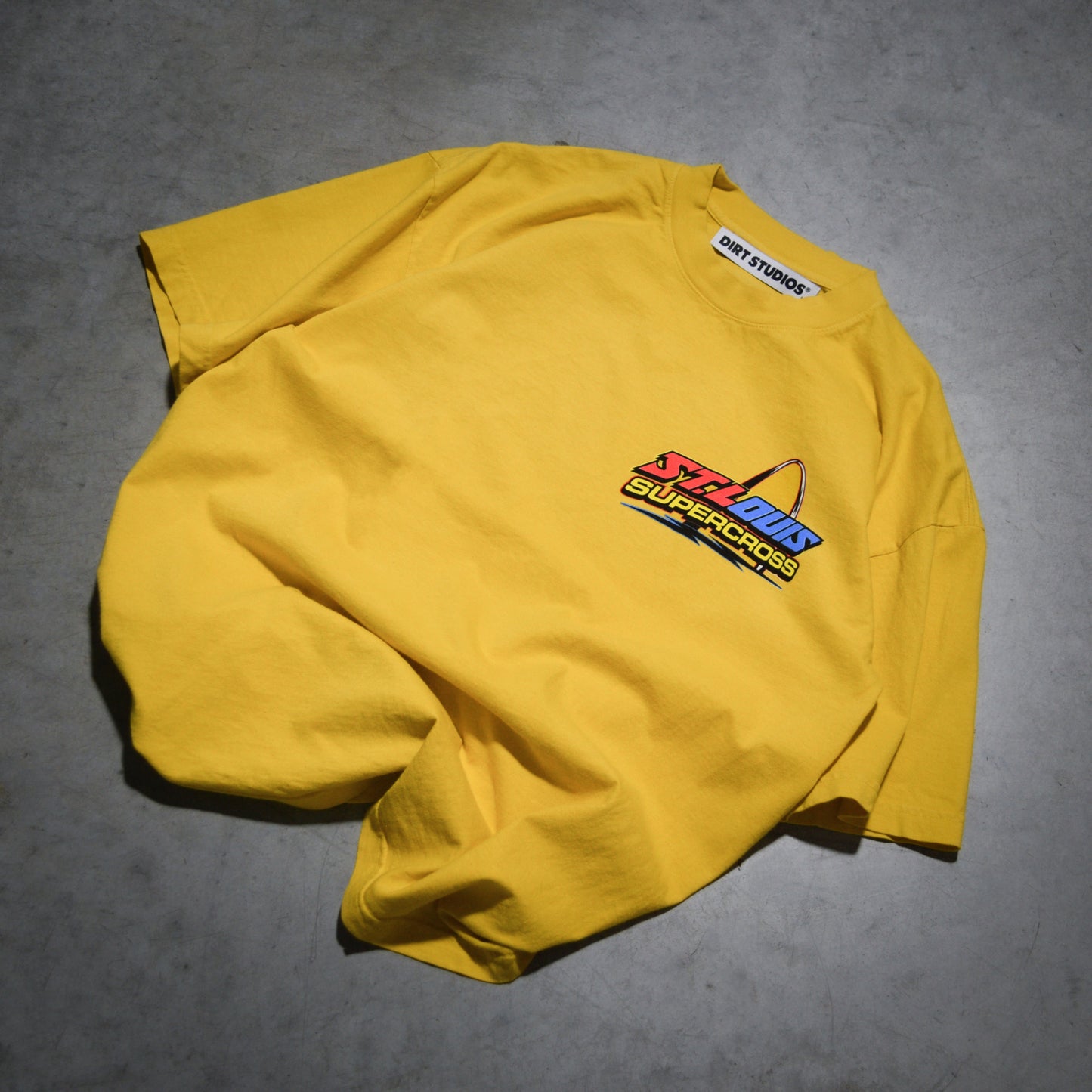 Dirt Studios® 2015 St. Louis Supercross T-Shirt - Vintage Yellow