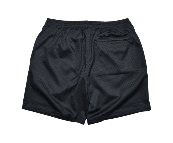200 GSM Lined Mesh Shorts - Black