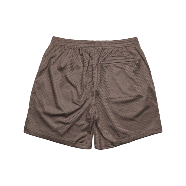 200 GSM Lined Mesh Shorts - Clay