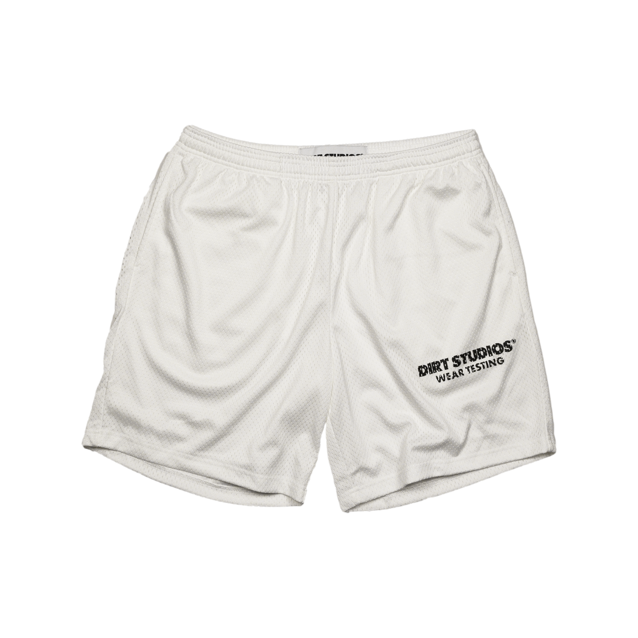 200 GSM Lined Mesh Shorts - Off-White