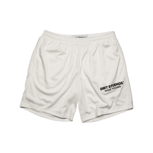 200 GSM Lined Mesh Shorts - Off-White