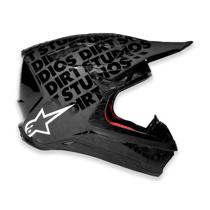 Dirt Studios® X Korsace Alpinestars Supertech M10 Helmet (Stealth)