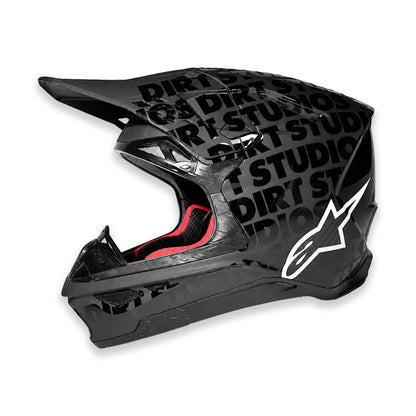 Dirt Studios® X Korsace Alpinestars Supertech M10 Helmet (Stealth)