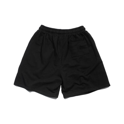 400 GSM Baggy Sweatshorts - Black