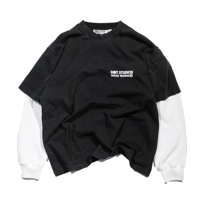 220 GSM Thermal T-Shirt - Faded Black