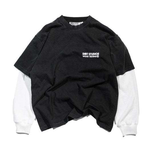 220 GSM Thermal T-Shirt - Faded Black