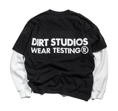 220 GSM Thermal T-Shirt - Faded Black