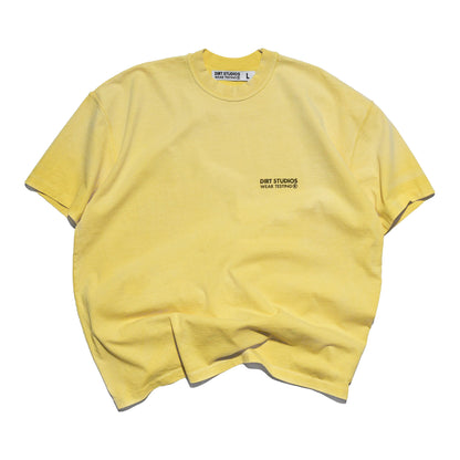 220 GSM Reverse Single Stitch T-Shirt - Faded Canary