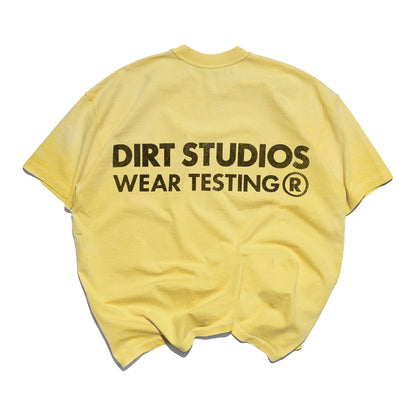 220 GSM Reverse Single Stitch T-Shirt - Faded Canary