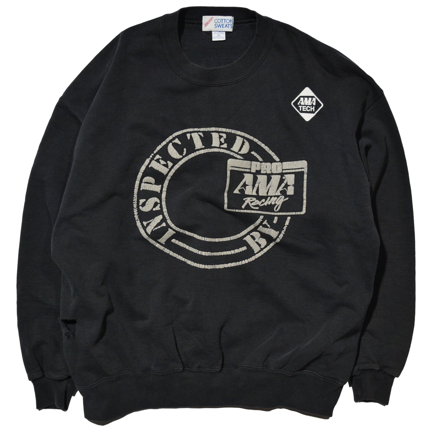 1990 AMA Pro Racing Tech Inspection Crewneck Sweatshirt - XL