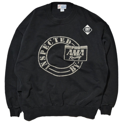 1990 AMA Pro Racing Tech Inspection Crewneck Sweatshirt - XL