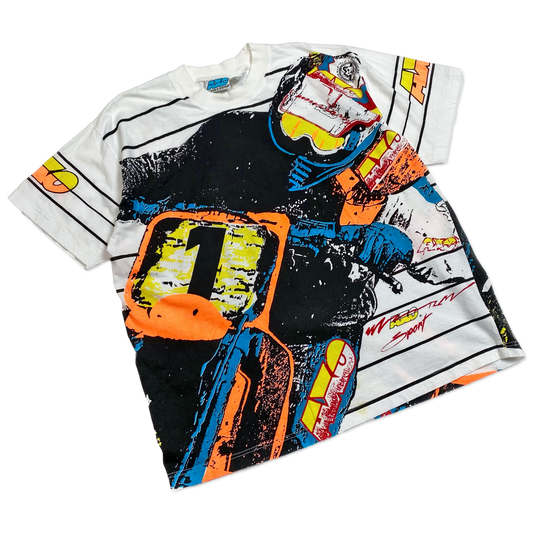 NOS 1990 AXO Sport Racer T-Shirt - Medium