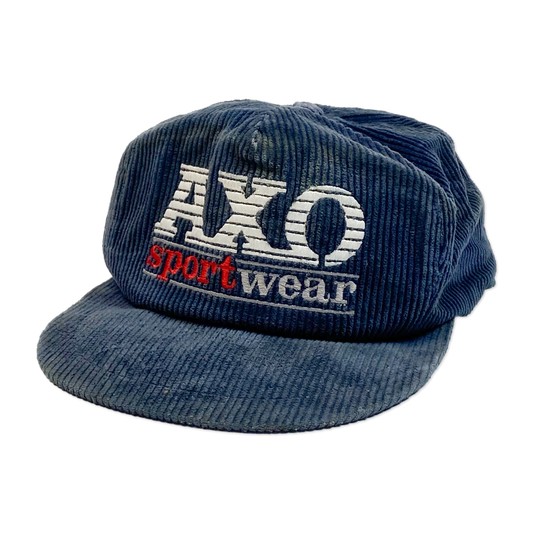1985 AXO Sport Corduroy Snapback Hat