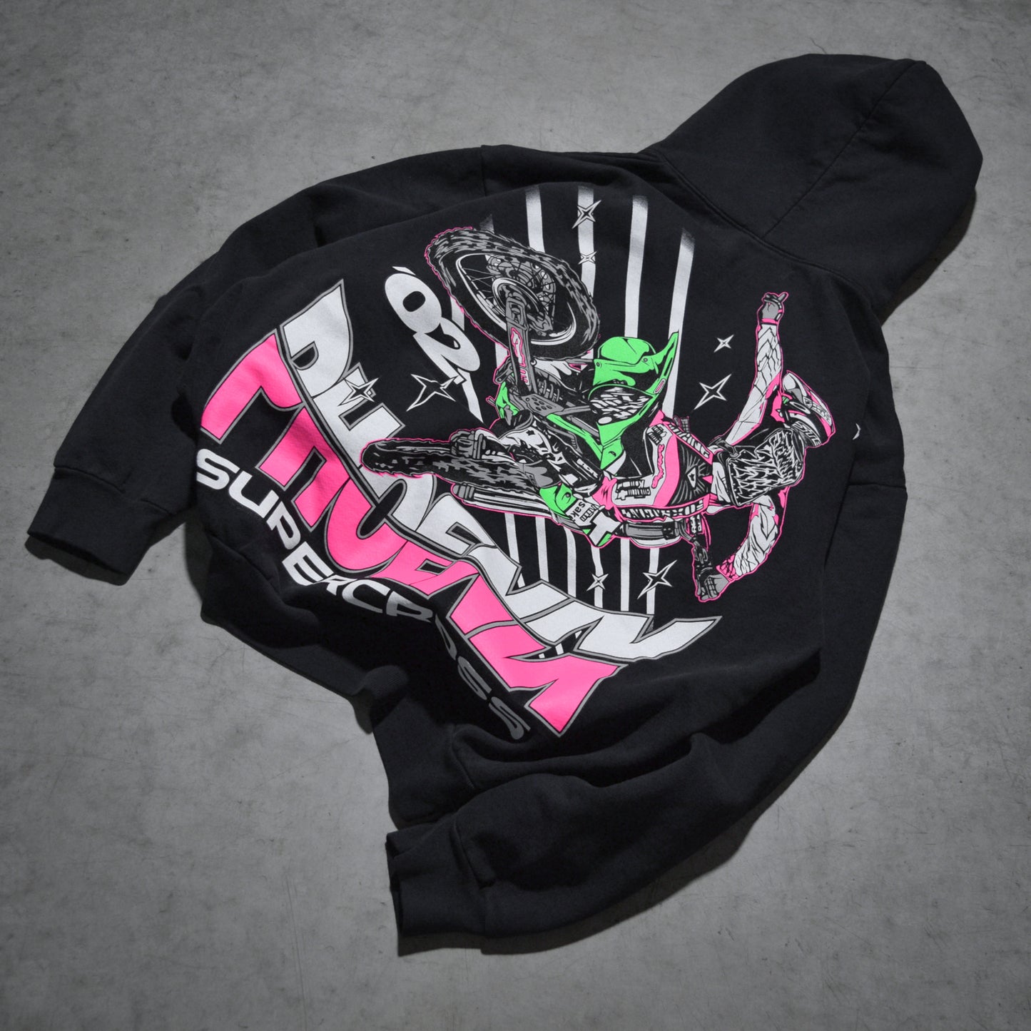 Dirt Studios® 2002 Phoenix Supercross Hoodie - Off-Black