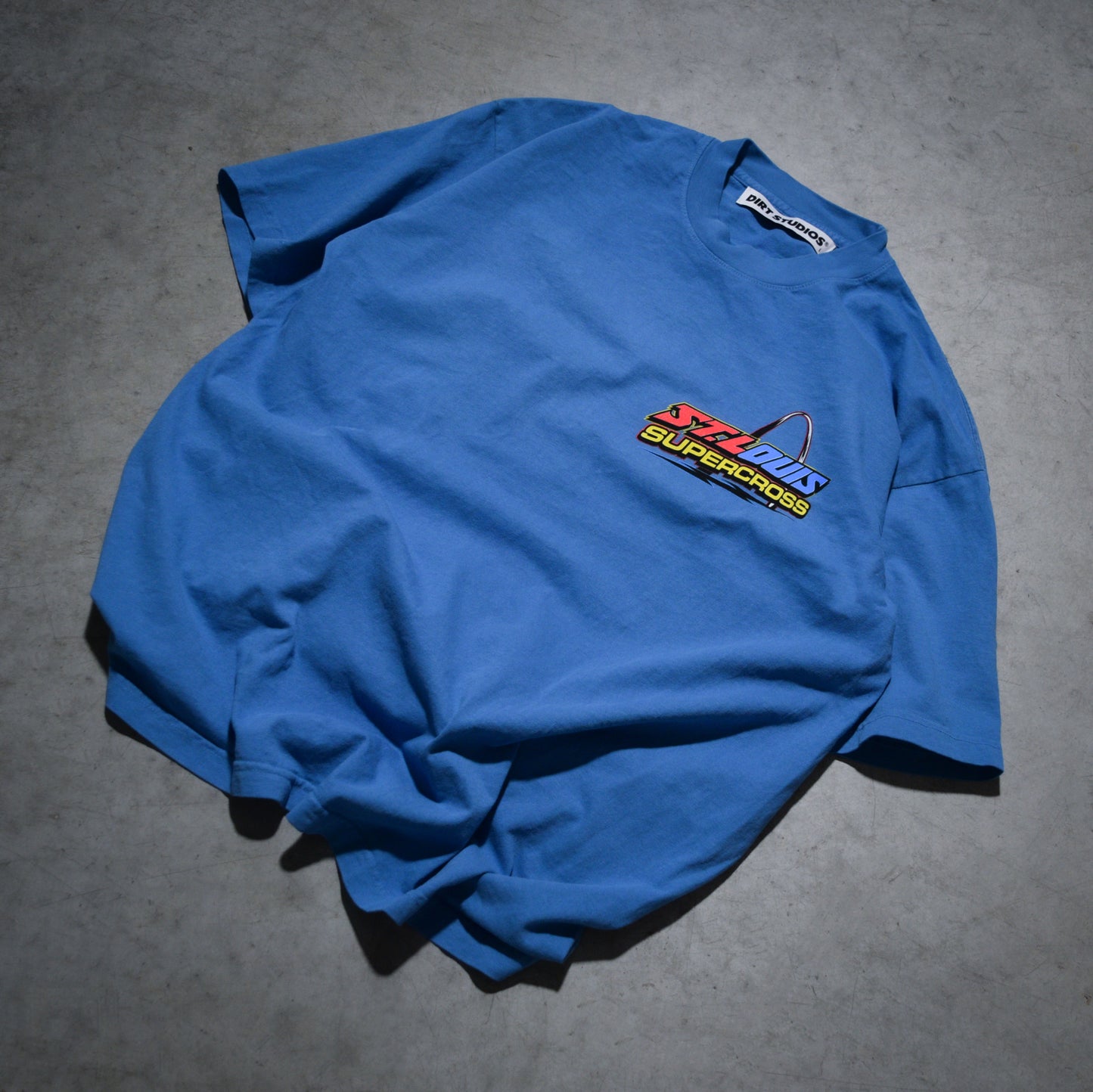Dirt Studios® 2015 St. Louis Supercross T-Shirt - Vintage Royal