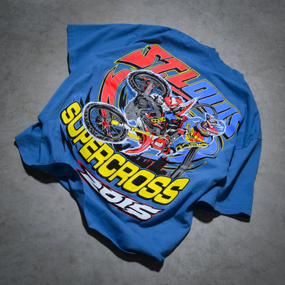 Dirt Studios® 2015 St. Louis Supercross T-Shirt - Vintage Royal