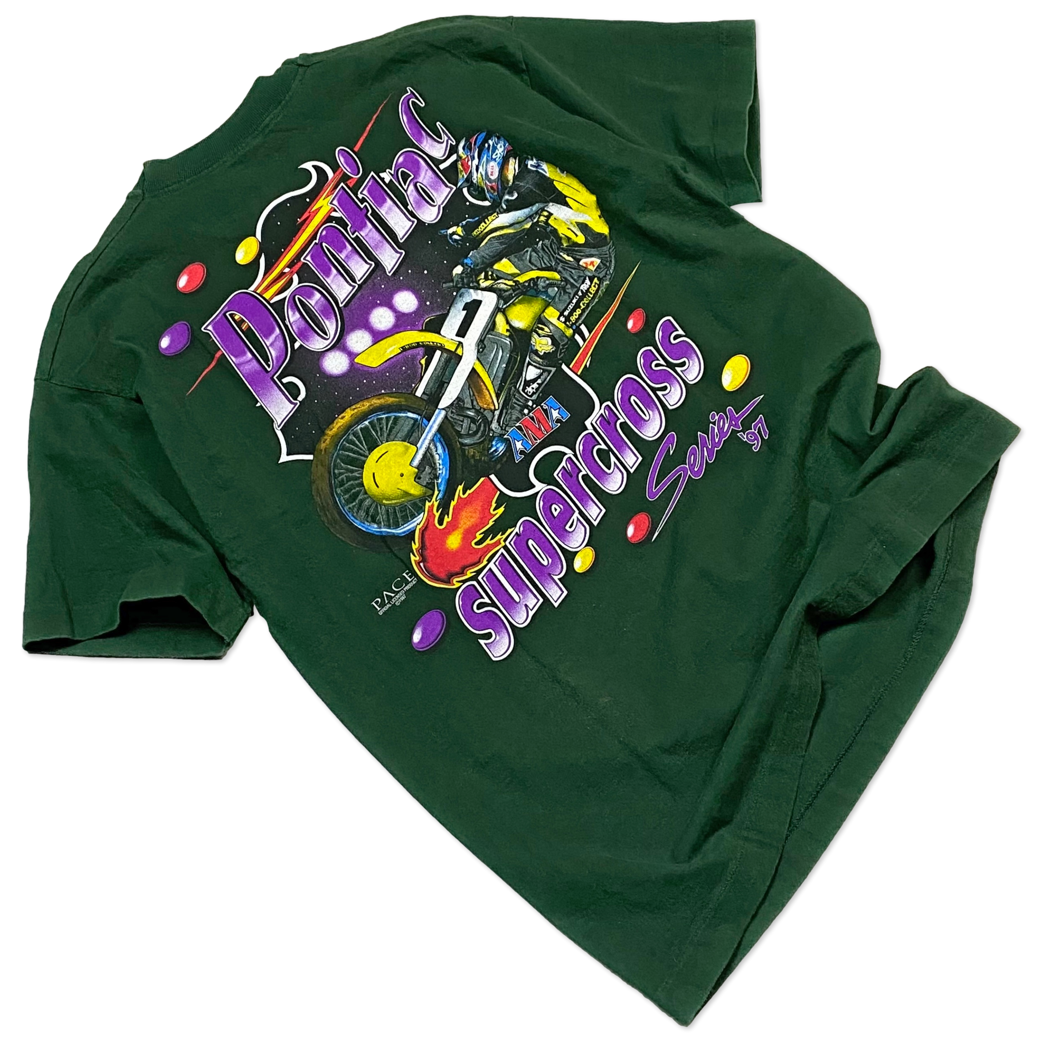 NOS 1997 Pontiac Supercross Single Stitch T-Shirt - Large