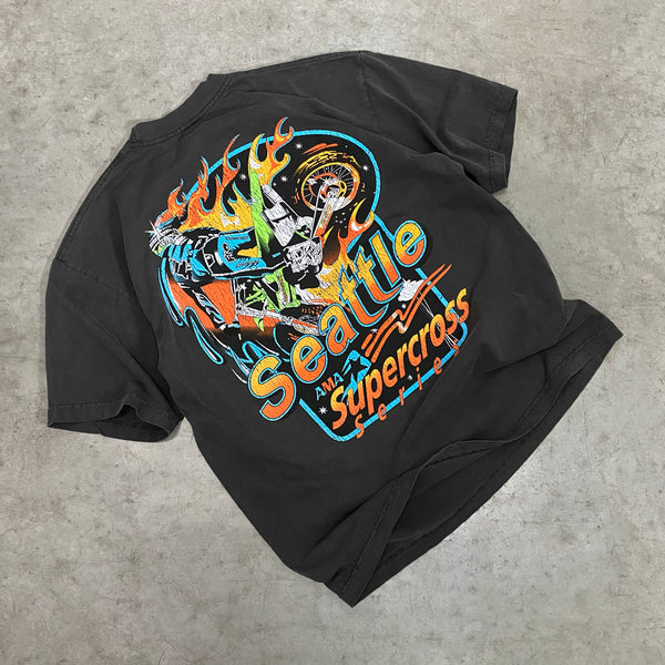 Dirt Studios® 1998 Seattle Supercross T-Shirt - Orange